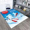 Christmas gift Halloween themed cola beverage Coca Cola carpet is suitable for living room and bedroom doormats office balcony decorative carpet V25