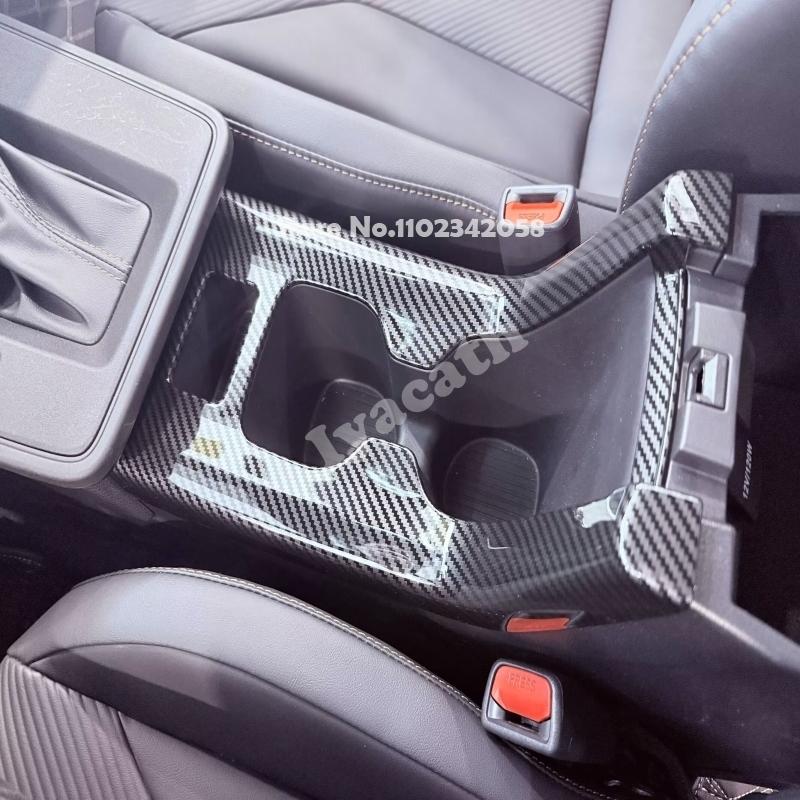 LHD RHD For Toyota Corolla Cross 2025 2026 ABS Black Interior Center Control Gear Front Storage Box Water Cup Holder Cover Trim