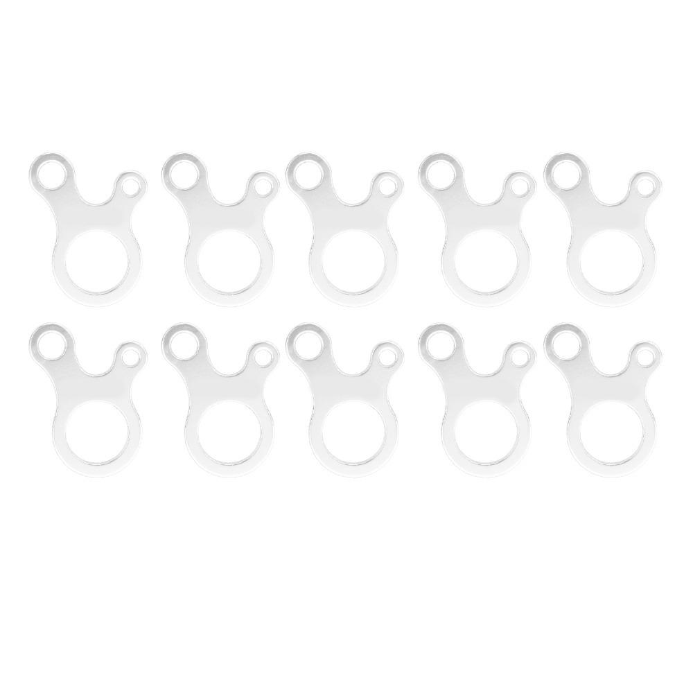 20 Pcs Durable Aluminum Alloy Rope Tensioner 3 Holes Lightweight Guy Line Adjuster Cord Tightener Camping