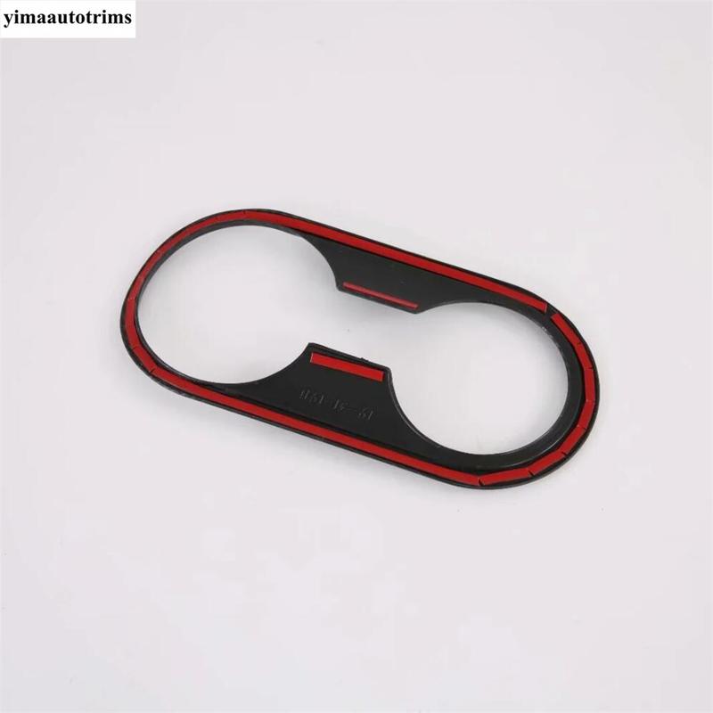 Front Central Control Water Cup Holder Panel Cover Trim For Kia Cerato Forte K3 / Seltos  -  Carbon Fiber Accessories