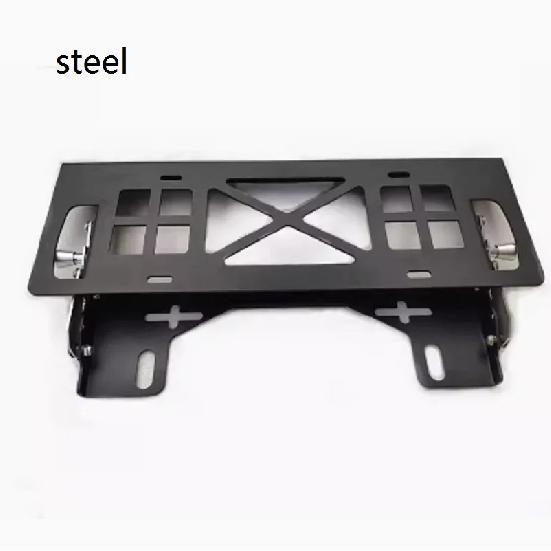 Winch Translation License Plate Frame Vehicle License Plate Frame Front and Rear Bumper Guide Port Off-road Bumper Trailer Hook
