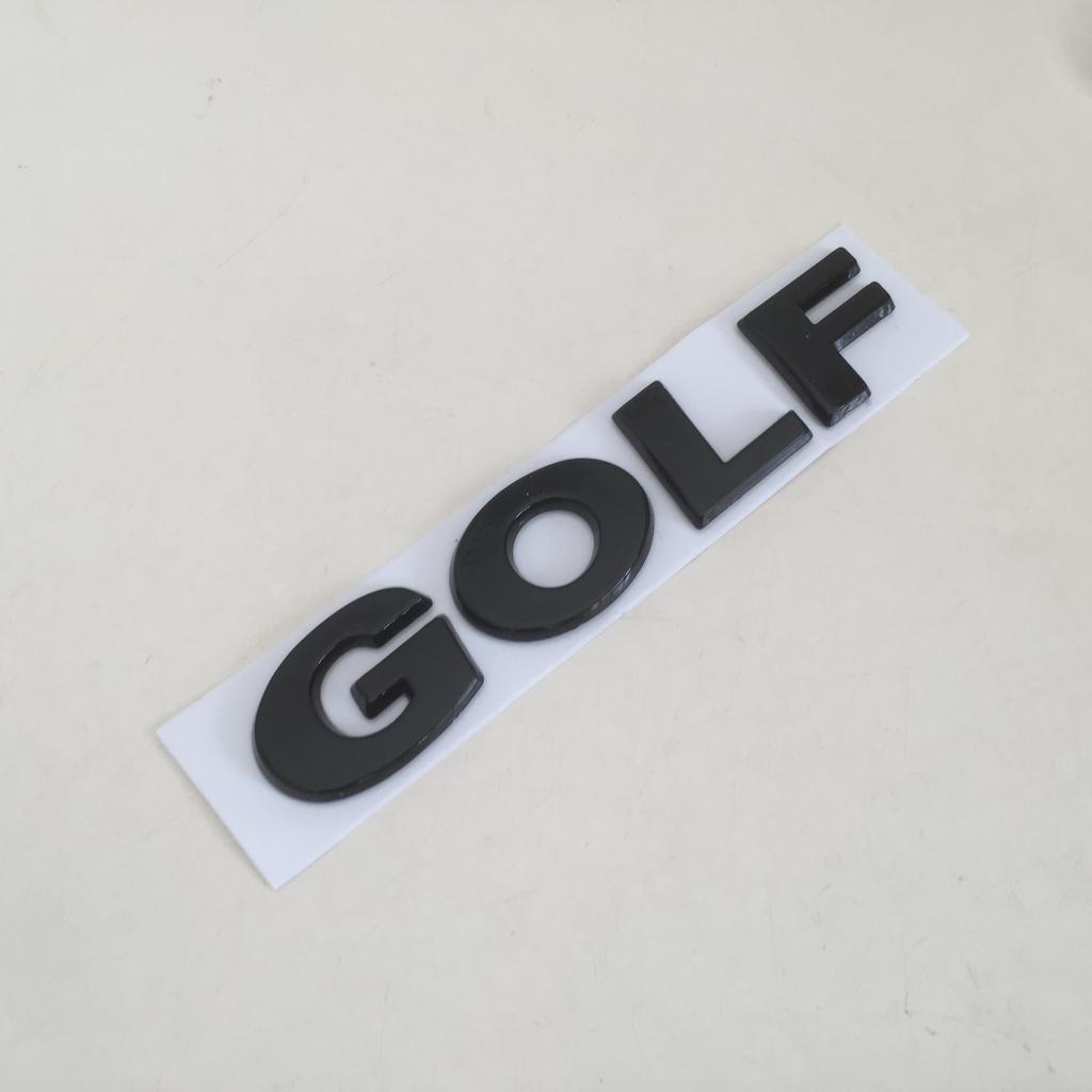 BSJ1 For VOLKSWAGEN VW GTI 1pcs 3D ABS for GOLF Car Letter Rear Trunk Bumper Emblem Sticker Badge Decal styling auto Accessories in2