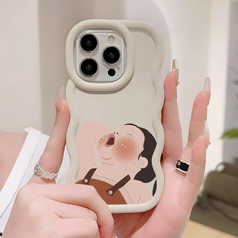 Handyhüllen für iPhone 11 13 XR 15 Pro Max 12 14 Pro Max Hülle iPhone 16 7 Plus 8 Plus XS Max 15 Plus Macaron Cartoon Süß Anti-Fall Wasserdicht