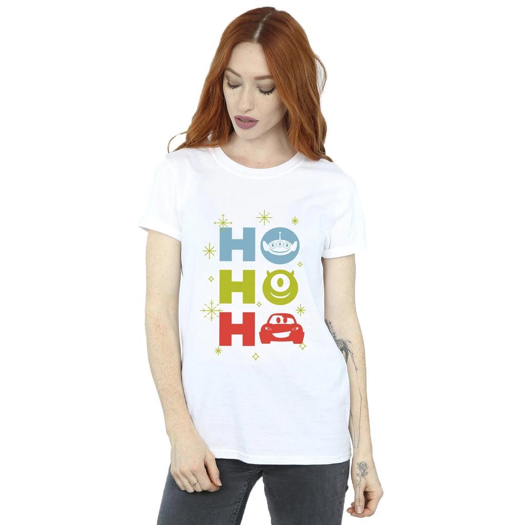 Disney Classics Womens/Ladies Ho Ho Ho Boyfriend T-Shirt