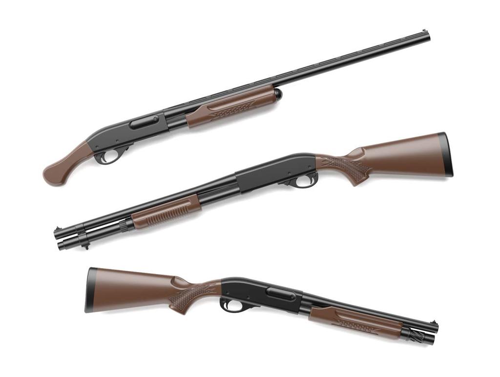 Little Armory LA055 M870 Type Hardwood Plastic Model
