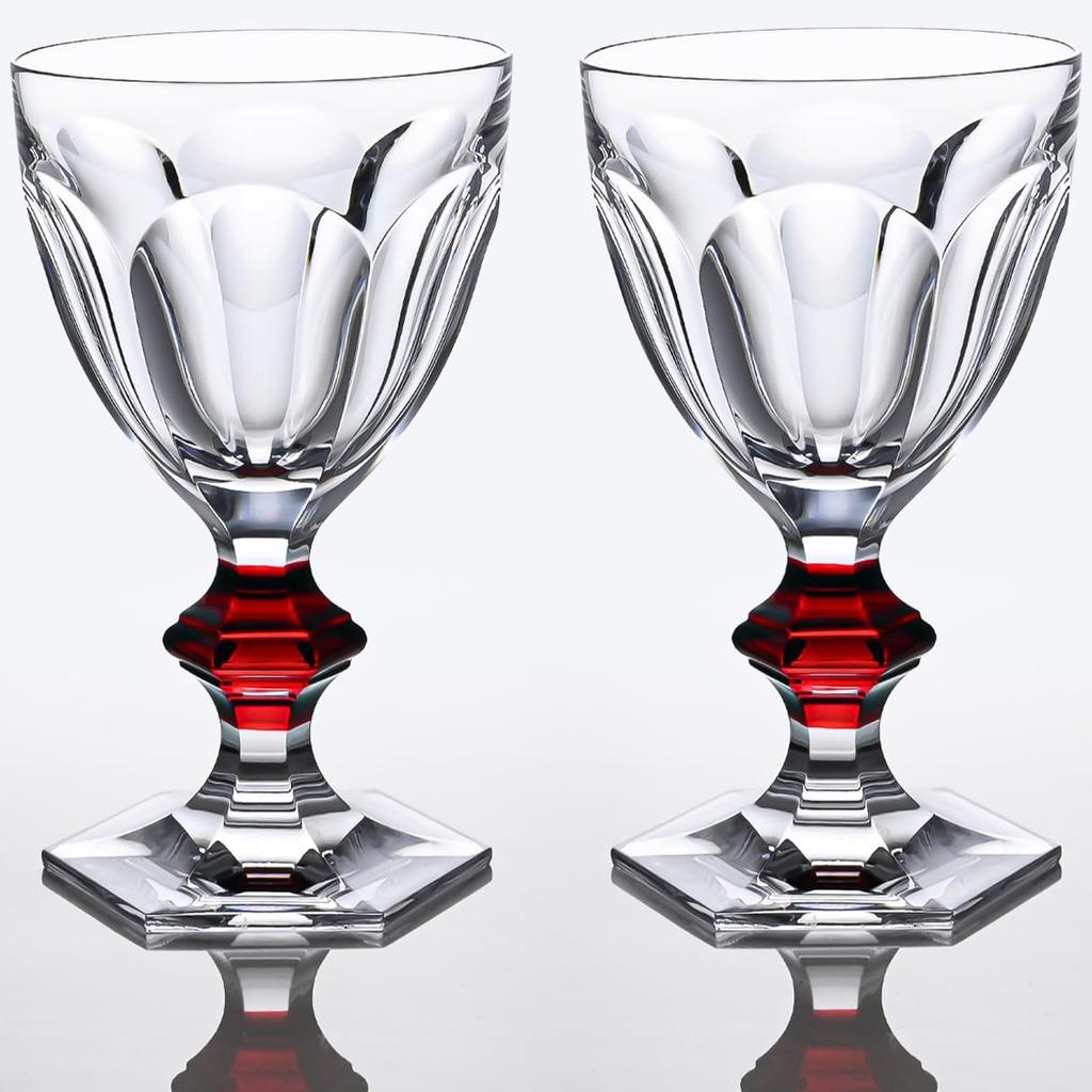 Baccarat Harcourt Wine Glasses, Pair, #2810590, Parallel Import
