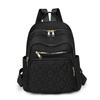 Backpack Women's New Embroidered Thread Women's Backpack Fashion Versatile Large Capacity Urban Commuter Backpack