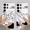 Hülle für Samsung Galaxy S26 S20 Plus S24 S23 Ultra S25 Edge S22 FE S21 Note 20 Ultra 10 Handyhülle Schneeberg Kunst