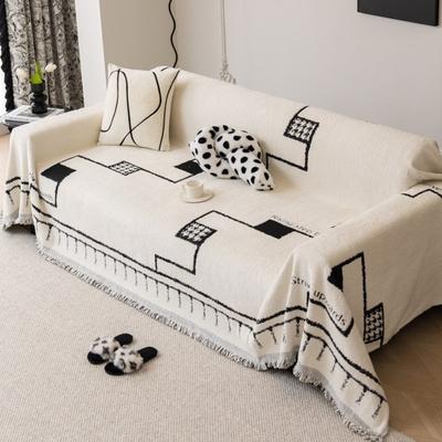 Sofabezug Dreamland Couchbezug Stoff Sofahandtuch für doppelseitigen Sofabezug Ganzjahres-Universal-Sofabezug Dreisitzer-Sofa