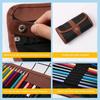 Office Supplies Storage for Brush Make Up 20 Hole Pen Case Pen Curtain Pen Bag Stationery Organizer