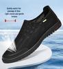 Men's Breathable Mesh & Cowhide Slip-On Loafers