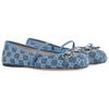 Gucci Horsebit Flat Mary Jane Shoes Women's Blue 814321 FAFHR 4746
