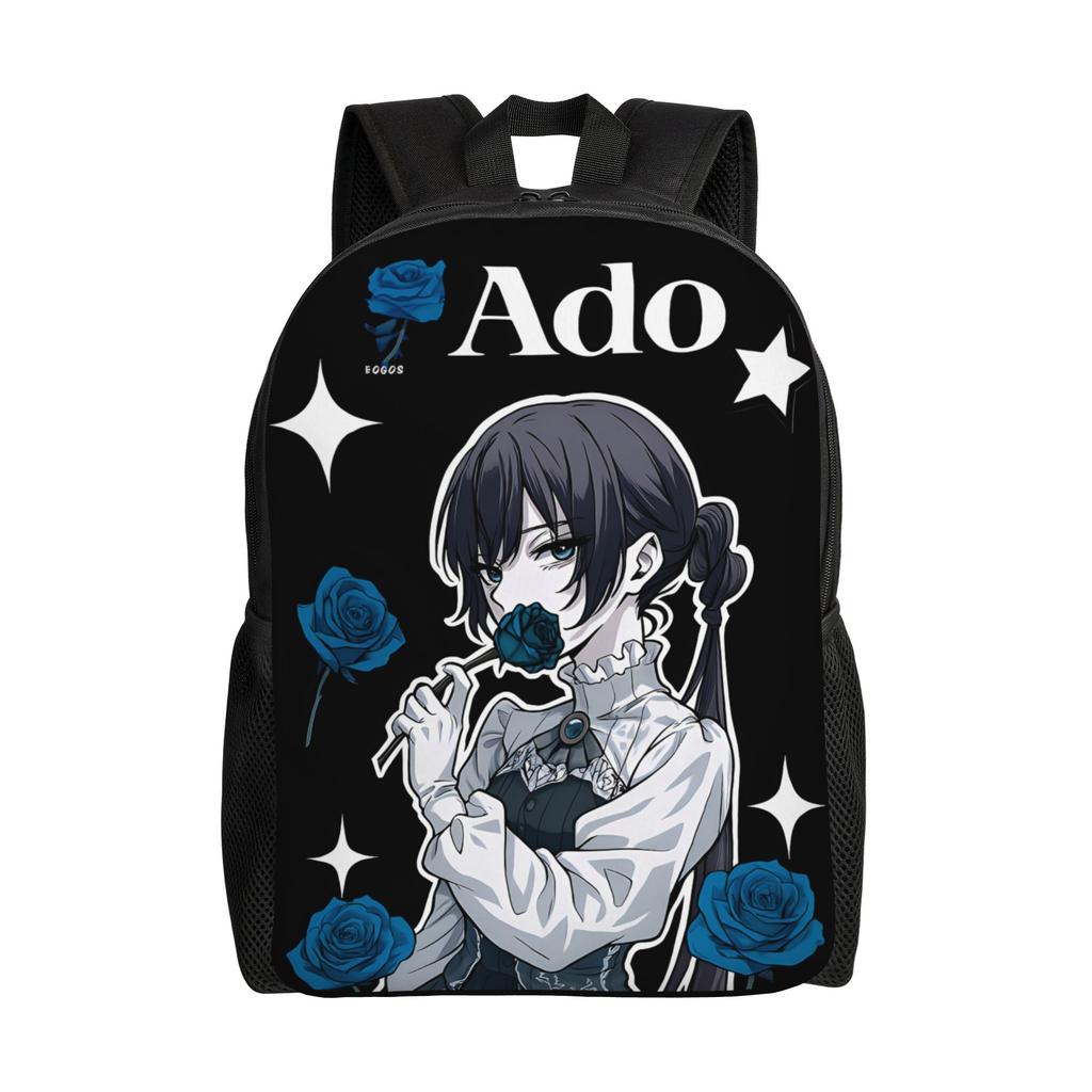 Ado Hibana World Tour Casual Backpack Outdoor Student Work Japan Singer Daypack for Men Women Laptop Canvas Bags