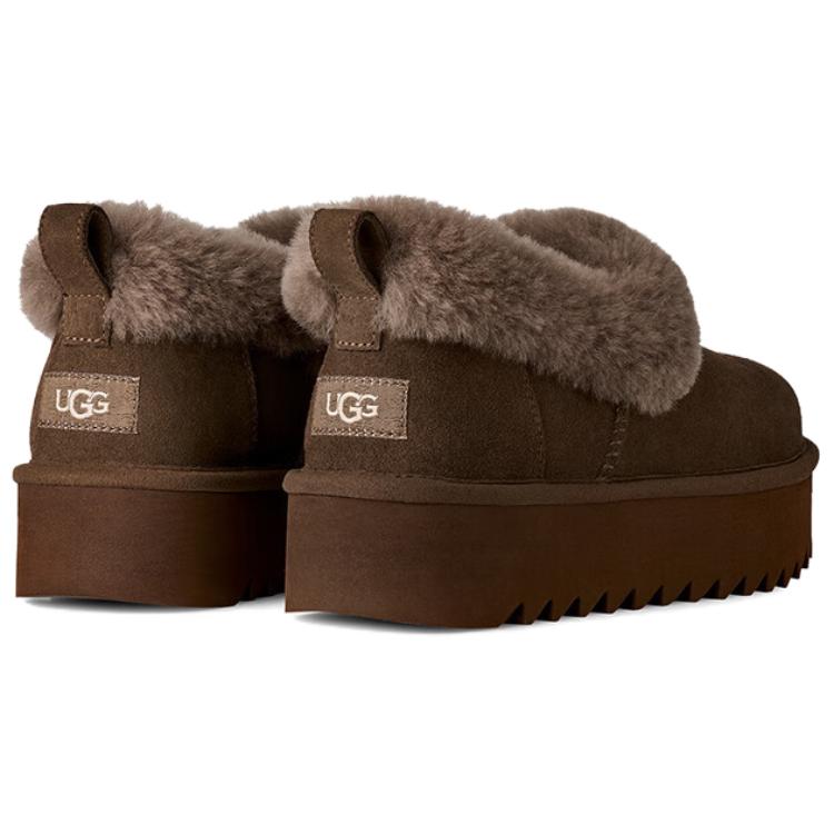 UGG Bequeme Lässige Knöchel-Schnee-Stiefel Damenstiefel Dunkelkastanienbraun 1166733-DRKT