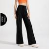 Ola Breeze Antibacterial Straight-leg Loose Pants Female High Waist Loose Leisure Slimming Pants Fitness Yoga Pants Cool Feeling
