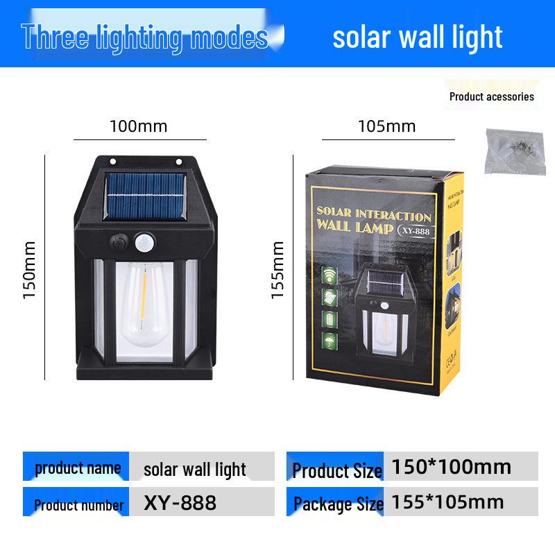 Wasserdichte Solarkraft-Außenstrahler mit Bewegungssensor