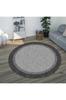Rovigo Home Waschbarer runder bedruckter Teppich RHM7325-HT232