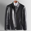 Leather Jacket Autumn New Stand-up Collar Sheepskin Jacket Men's Leather Top Coat