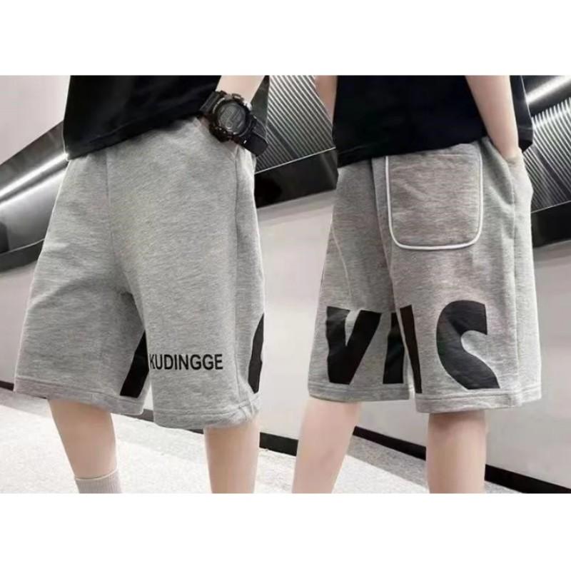 Boys' Summer Thin Sports Pants, Medium To Large Children's Mid Waist Sports Shorts