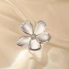 Opening Rings Flower Rings Hand Jewelry Fashion Rings Stainless Steel Adjustable Rings Suitable for Fashion Enthusiasts
