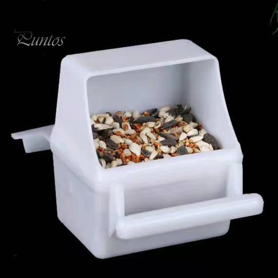 Cajas de alimentación para pájaros, 2 uds., cómodas, fáciles de limpiar, diseño colgante desmontable, cajas de comida para pájaros, suministro para loros