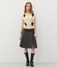 CITYBREEZE Argyle V-Neck Knit Vest_Beige