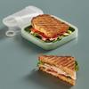 Scatola per Pranzo Sandwich Tostato Bento Portatile in Silicone con Manico Contenitore per Alimenti Scatola per Snack Scatola per Pranzo per Studenti Lavoratori d'Ufficio
