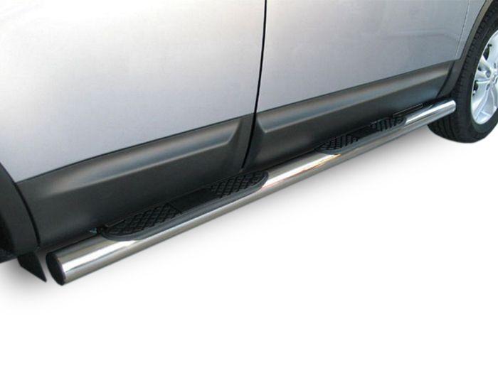 J&J Automotive | Tubes Marche-Pieds Latéraux Marche Pieds Compatible Avec Nissan Qashqai 2007-2013, 2 Pcs, Fixation