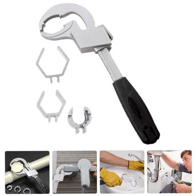 Universal Adjustable Adjustable Wrench 80mm Size Crescent Wrench Pipe Wrench  Kitchen Use