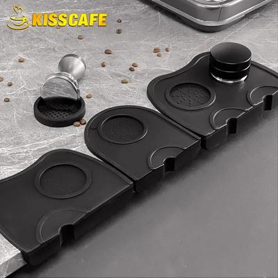 Kavos tamperio kilimėlis Espresso tampingo stoties silikoninis padas, skirtas 51 mm 54 mm 58 mm portafiltro kavinės aparato priedai Barista įrankis
