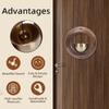 Door Opening Bell Beautiful Sound Entry Door Bell with Double Sided Tapes for Refrigerator Apartment Decoration