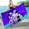 Hot Game O-Omori Bath Towel Microfiber Soft Water Absorbing Breathable For Girl Kids Decorative Cartoon Beach Towel