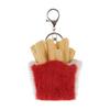 Apricot Lamb French Fries Cute Soft Keychain Plush Toy, Perfect for Boys and Girls, Fits Kids Backpacks and Purses, 9cm