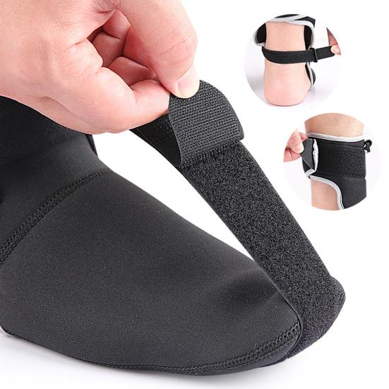 Plantar Fasciitis Night Socks with Handheld Massage Tool Double Pain Relief Support Plates Non-Slip Ankle Straps Breathable Soft Brace for Men Women