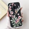 Beautiful Floral Painting Phone Case For Nothing Phone (3a) Pro Black Silicone Soft Cover For Nothing Phone3a 3a Pro Bumpers