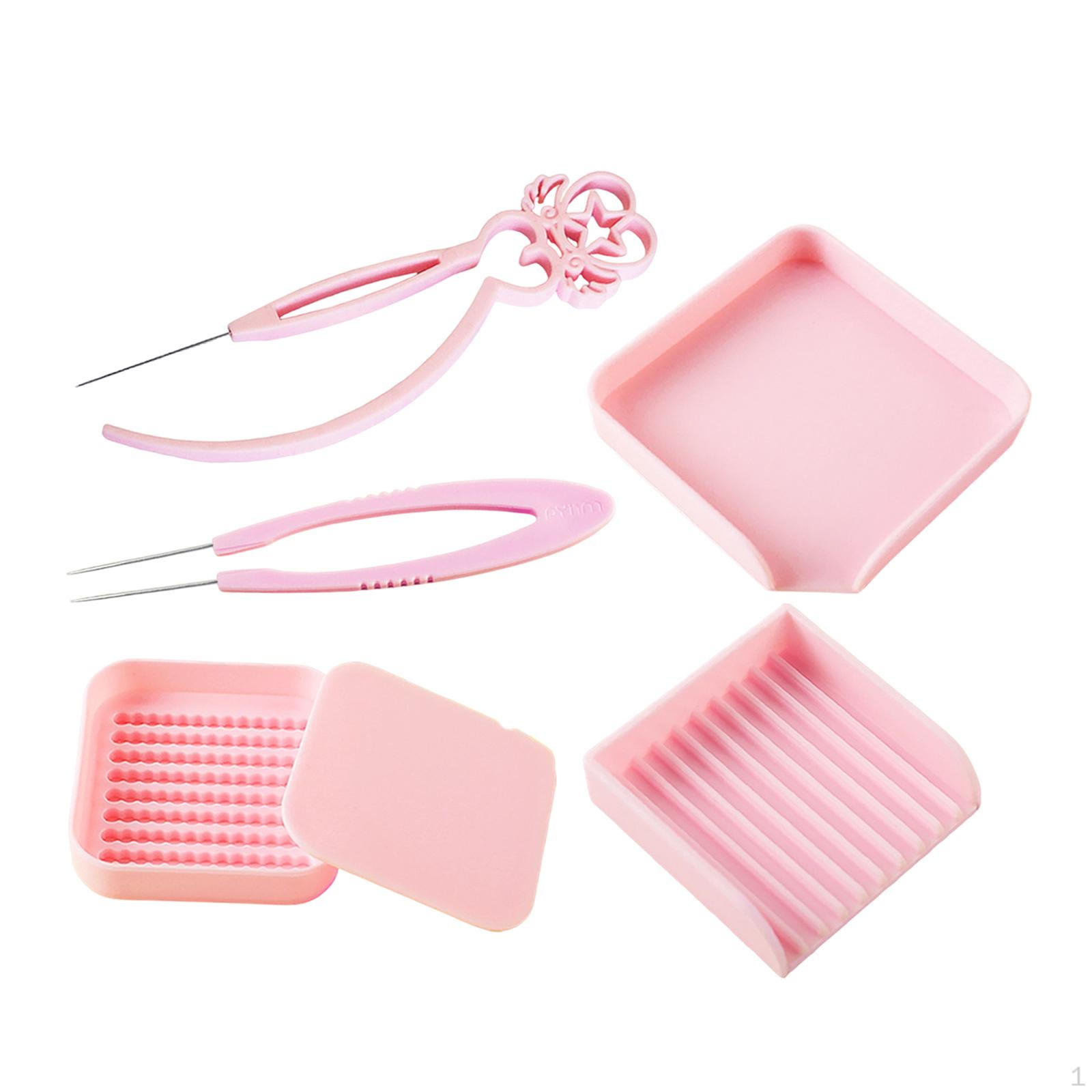 

Набір інструментів для міні-намистин 5 шт. 2,6 мм, вирівнювач для рукоділля, високопродуктивні аксесуари, піддон для вибирання