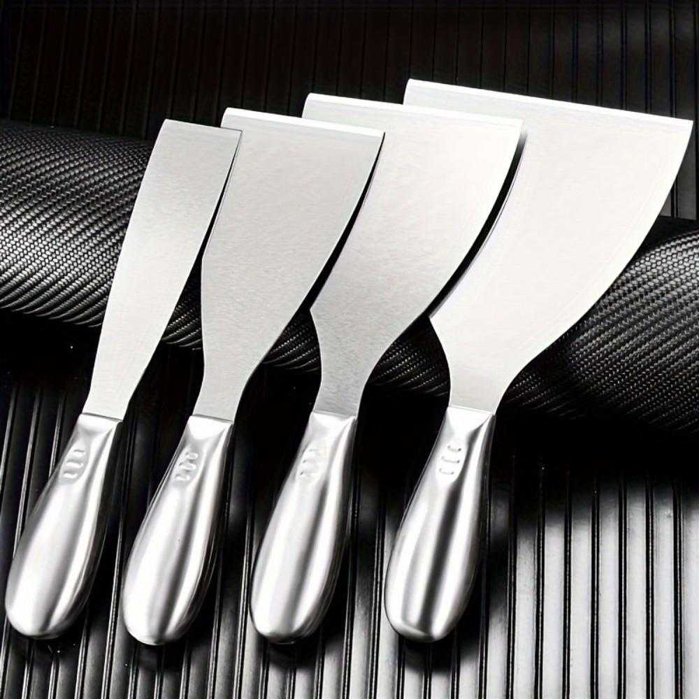 3-Piece Stainless Steel Multi-functional Cutting Tool Set, Wall Scraper - Practical Blade, Stainless Steel Scraper - Stainless Steel Batch Ash Knife