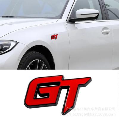 Adesivos de Carro GT: Decoração de Grelha Metálica, Rótulos de Cauda e Laterais. Mods Criativos para Exterior.