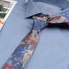 Ascots Groom Neck Wear Gravatas Oil Painting Tie Artistic Floral Neck Ties  Gifts