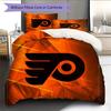 Philadelphia Flyers2 Pattern Bedding Quilt Set  Home Decoration  Gift (1 * duvet cover + 2 * pillowcase  without core)