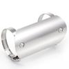 UME-STAR Muffler Guard Muffler Heat Guard Stainless Steel Muffler Cover Motorcycle Heat Shield Motorcycle Protector Protection Custom Parts (Silver)