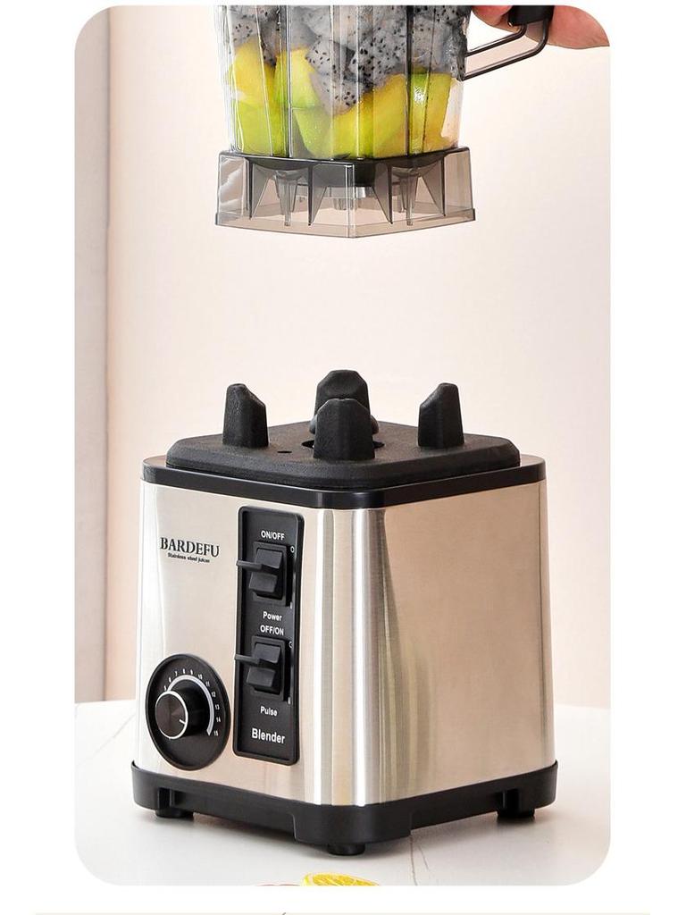 3L 6-in-1 Stainless Steel Multi-Function Blender: Juicer, Meat Grinder, and Wall Breaker
