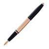 Cross Cross Calais Brushed Rose Gold and Black Fountain Pen