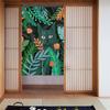 Iepure Alergând Flori de Cireș Stil Japonez Noren Cortină Lungă pentru Ușă Cortine pentru Ușă Tapiserie pentru Fereastră pentru Decorarea Casei