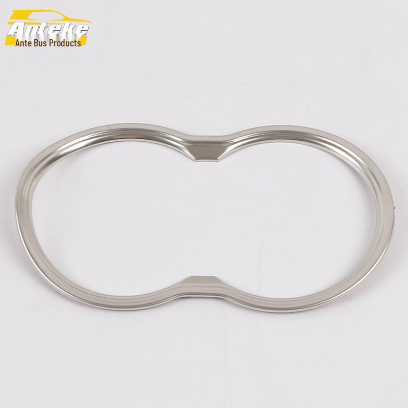 Ankai Bright Ring & Decorative Frame for Song Stainless Steel Center Console and Gear Shift Water Cup