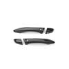 For Hyundai Veloster ‑ LHD ABS Carbon Fiber‑Look Door Handle Protector Trim Exterior Decorative Car Partsarts