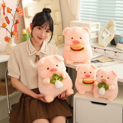 Cute Soft Cabbage Pig Doll Plush Toy Piggy Doll Children Accompany Soothing Pillow Rag Doll