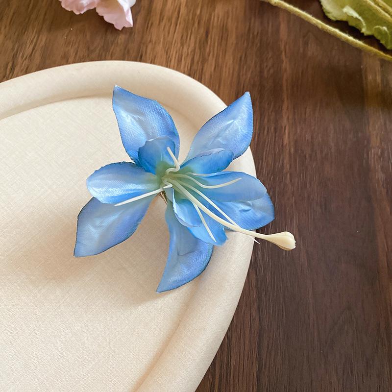 Holiday wind egg flower other side flower grab clip sweet girl bangs side hairpin bohemian hair accessories