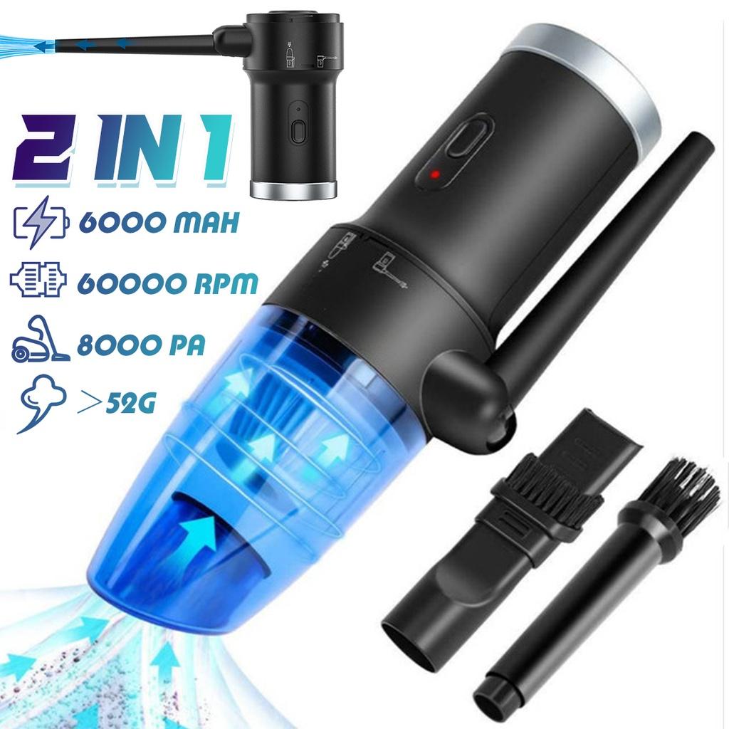 

Пылесос и беспроводной воздуходув Ручной электрический воздуходув Мощная уборка 2-в-1 для автомобиля, компьютера, клавиатуры, дивана НОВЫЙ