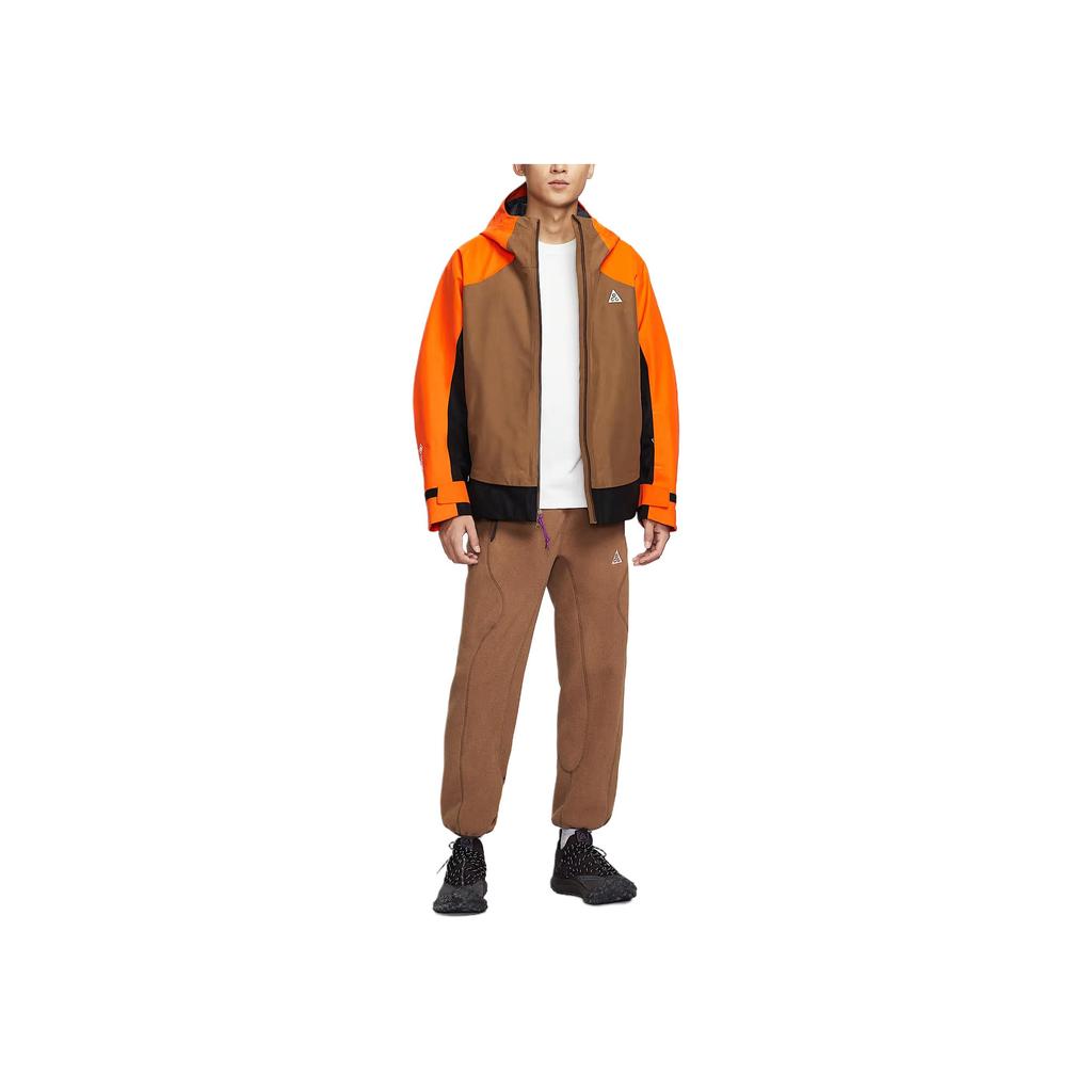 Nike ACG Storm-FIT ADV Mystery Lights 2L Snow Hooded Shell Oversized Waterproof Windbreaker Men Jackets HV1132-819